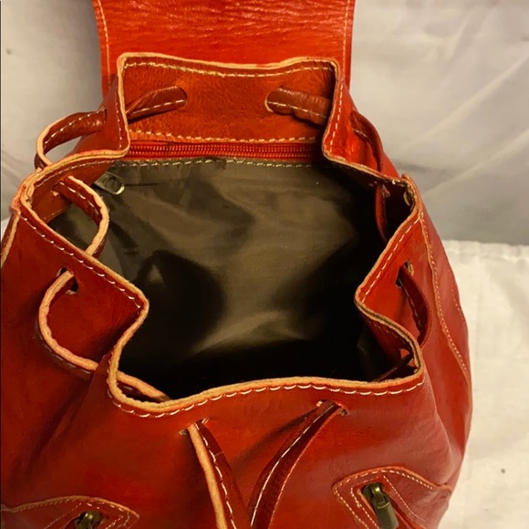 Moroccan Leather Backpack - Picture 8 of 15